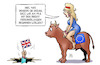 Cartoon: May-Einbruch (small) by Harm Bengen tagged europa,stier,verhandlungen,einbruch,uk,gb,wahl,ergebnis,may,brexit,harm,bengen,cartoon,karikatur