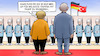 Cartoon: Merkel trainiert für Trump (small) by Harm Bengen tagged merkel,trainiert,trump,erdogan,reise,türkei,putsch,empfang,soldaten,harm,bengen,cartoon,karikatur