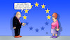 Cartoon: Polen und Europa (small) by Harm Bengen tagged nawrocki,trzaskowski,polen,präsident,wahl,licht,ausmachen,eu,europa,sterne,flagge,fahne,harm,bengen,cartoon,karikatur
