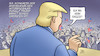 Cartoon: Rassist Trump (small) by Harm Bengen tagged kongress,amerikanischen,witzeerzähler,donald,trump,rassist,usa,harm,bengen,cartoon,karikatur