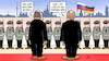 Cartoon: Scholz bei Putin (small) by Harm Bengen tagged kiew,moskau,scholz,putin,deutschalnd,bundeskanzler,ukraine,staatsbesuch,staatsempfang,soldaten,russland,krieg,harm,bengen,cartoon,karikatur