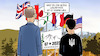 Cartoon: Selenskyj bei G7 (small) by Harm Bengen tagged glück,wolodymyr,selensky,merz,abreise,kananaskis,kanada,canada,g7,gipfel,summit,trump,usa,fahnen,flags,harm,bengen,cartoon,karikatur