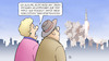 Cartoon: SpaceX-Börsengang (small) by Harm Bengen tagged spacex,börsengang,elon,musk,raumfahrt,rakete,geldspeicher,mond,transportraketen,harm,bengen,cartoon,karikatur