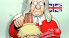 Cartoon: Supreme Court GB (small) by Harm Bengen tagged parlament westminster unterhaus supreme court urteil brexit boris johnson richter clownsnase zwangspause harm bengen cartoon karikatur