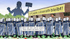Cartoon: Thunberg in Lützerath (small) by Harm Bengen tagged greta,thunberg,rwe,polizei,lützerath,räumung,kohle,klimaschutz,klimawandel,erderwärmung,harm,bengen,cartoon,karikatur