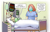 Cartoon: Triage (small) by Harm Bengen tagged corona,humbug,triage,tod,arsch,lecken,krankenschwester,krankenhaus,querdenken,krank,harm,bengen,cartoon,karikatur