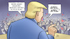 Cartoon: Trumps Rolle rückwärts (small) by Harm Bengen tagged trump,rolle,rückwärts,rechtsextreme,rassisten,neonazis,ku,klux,klan,april,usa,harm,bengen,cartoon,karikatur
