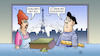 Cartoon: Unwetter Frankreich (small) by Harm Bengen tagged croissants,unwetter,frankreich,paris,hochwasser,fisch,bäckerei,harm,bengen,cartoon,karikatur