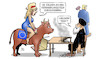 Cartoon: Verhandlungstisch (small) by Harm Bengen tagged europa,stier,verhandlungstisch,tisch,ajatollah,feuer,trump,usa,israel,iran,bomben,angriff,gefahr,nahost,harm,bengen,cartoon,karikatur