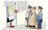Cartoon: Von Storch (small) by Harm Bengen tagged beatrix,adebar,von,storch,polizei,anzeige,volksverhetzung,afd,verwechslungen,namensänderung,harm,bengen,cartoon,karikatur