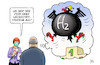 Cartoon: Wasserstoffstrategie (small) by Harm Bengen tagged vision,wasserstoff,strategie,energie,altmaier,interview,bundesregierung,bundesadler,harm,bengen,cartoon,karikatur