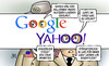 Cartoon: Yahoo-Daten (small) by Harm Bengen tagged daten,500,millione,yahoo,google,nutzer,user,datendiebstahl,hacker,staaten,geheimdienste,harm,bengen,cartoon,karikatur