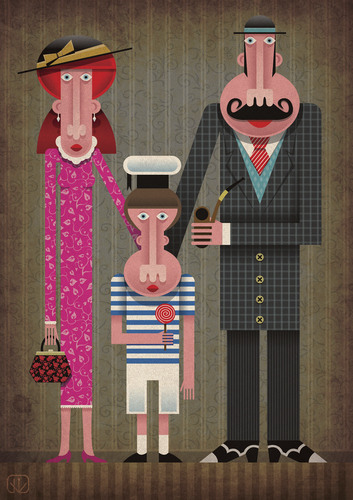 Cartoon: Family (medium) by vladan tagged family