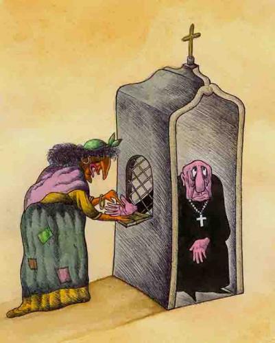 Cartoon: religion (medium) by caferli tagged religion,