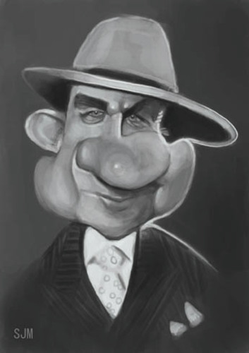 Cartoon: Karl Malden (medium) by jonesmac2006 tagged caricature