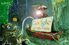 Cartoon: google gully-view (small) by nootoon tagged google,gully,view,illustration,germany