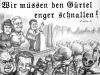 Cartoon: wir (small) by nootoon tagged schroeder merkel stoiber kohl kirch volk steuern gürtel nootoon belt