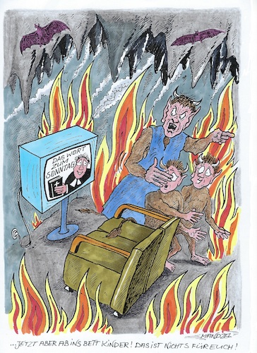 Cartoon: Bibel (medium) by mandzel tagged bibel,glaube,religion,bibel,glaube,religion