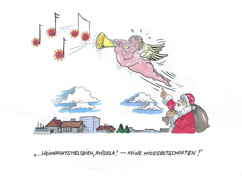 Cartoon: Das falsche Lied (medium) by mandzel tagged corona,pandemie,panik,chaos,hysterie,pleiten,wirtschaft,finanzen,angst,deutschland,mandzel,karikatur,weihnachten,lieder,corona,pandemie,panik,chaos,hysterie,pleiten,wirtschaft,finanzen,angst,deutschland,mandzel,karikatur,weihnachten,lieder