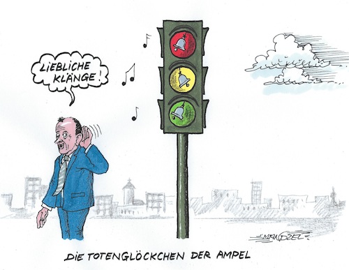 Cartoon: Die Ampel ist am Ende... (medium) by mandzel tagged deutschland,ampelregierung,endphase,wirtschaftspapier,streit,provokationen,deutschland,ampelregierung,endphase,wirtschaftspapier,streit,provokationen