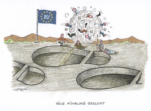 Cartoon: Die EU ist bemüht (medium) by mandzel tagged eu,führungssuche,uneinigkeit,streitereien,brüssel,eu,führungssuche,uneinigkeit,streitereien,brüssel