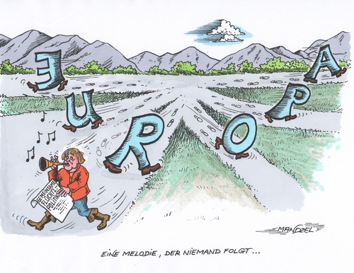 Cartoon: Europa löst sich auf (medium) by mandzel tagged flüchtlinge,europa,merkel,abweichungen,einzelwege,richtungslosigkeit,flüchtlinge,europa,merkel,abweichungen,einzelwege,richtungslosigkeit