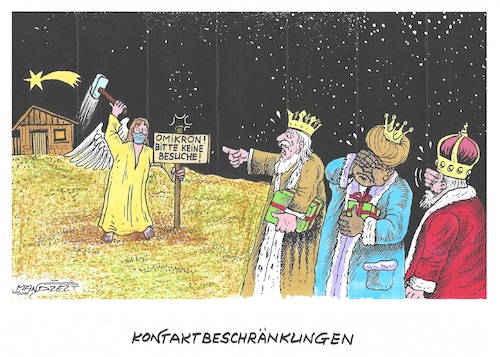 Cartoon: Hausbesuche vermeiden! (medium) by mandzel tagged corona,impfungen,pandemie,maria,joseph,bethlehem,herberge,stall,kontaktbeschränkungen,omikron,corona,impfungen,pandemie,maria,joseph,bethlehem,herberge,stall,kontaktbeschränkungen,omikron