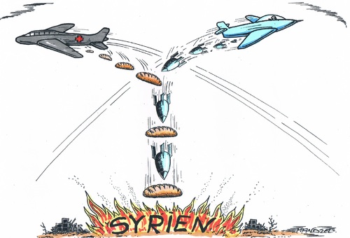 Cartoon: Katastrophenland Syrien (medium) by mandzel tagged syrien,feuer,bomben,gewalt,zerstörung,krieg,syrien,feuer,bomben,gewalt,zerstörung,krieg