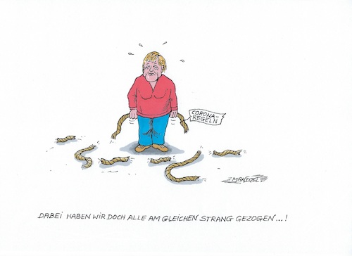 Cartoon: Merkels Corona-Politik (medium) by mandzel tagged corona,pandemie,panik,chaos,hysterie,pleiten,wirtschaft,finanzen,angst,deutschland,mandzel,karikatur,merkel,regeln,ministerpräsidenten,corona,pandemie,panik,chaos,hysterie,pleiten,wirtschaft,finanzen,angst,deutschland,mandzel,karikatur,merkel,regeln,ministerpräsidenten