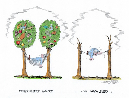Cartoon: Rentennetz (medium) by mandzel tagged rente,deutschland,kabinett,koalition,merkel,scholz,seehofer,rente,deutschland,kabinett,koalition,merkel,scholz,seehofer