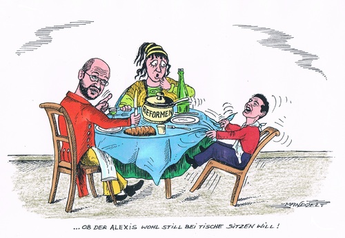 Cartoon: Zappelphilipp Tsipas (medium) by mandzel tagged griechenland,tsipas,eu,reformen,zappelphilipp,griechenland,tsipas,eu,reformen,zappelphilipp