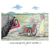 Cartoon: Allein gelassen (small) by mandzel tagged deutschland,pflegeversicherung,finanzierung,geldmangel,rentner,überalterung