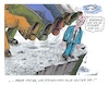 Cartoon: Am Abgrund (small) by mandzel tagged merz,zustimmungswerte,reformen,deutschland,politik,wirtschaftsuntergang,finanzmangel