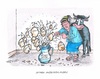 Cartoon: Angeschlagene Eier (small) by mandzel tagged eurozone,ostern,osterstrauch,problemländer