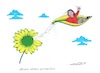 Cartoon: Annalena im Aufwind (small) by mandzel tagged baerbock,die,grünen,kanzlerkandidatur,deutschland,wahlen