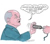 Cartoon: Bewährte Taktik (small) by mandzel tagged scholz,wahlen,rassismusvorwurf,deutschland,wahlkampf,spd,cdu