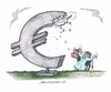Cartoon: Bruchstelle Zypern (small) by mandzel tagged zypern,euro,bruchstelle