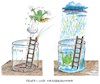 Cartoon: Da staunt der Wetterfrosch (small) by mandzel tagged wetterfrosch,starkregen,temperaturrekorde