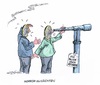 Cartoon: Der Euro in Angst (small) by mandzel tagged griechenland,wahlen,euro,angst