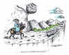 Cartoon: Die EU läuft Problemen entgegen (small) by mandzel tagged eu,italien,österreich,wahlen,populismus,zukunftsängste