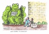 Cartoon: Die letzten Probleme (small) by mandzel tagged koalitionsbildung,merkel,gabriel,probleme,kröten,endspurt