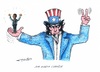 Cartoon: Die zweite Chance (small) by mandzel tagged obama,wiederwahl,zweite,chance,uncle,sam