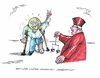 Cartoon: Eurorettung genehmigt (small) by mandzel tagged bundesverfassungsgericht,schirm,zur,eurorettung,angeschlagener,euro
