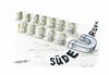 Cartoon: Euros nach Südeuropa (small) by mandzel tagged südeuropa,geldmagnet,euros