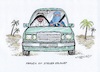 Cartoon: Fahrerlaubnis für Frauen (small) by mandzel tagged autofahren,frauen,gleichberechtigung,arabien