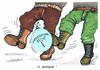 Cartoon: Gefährdetes Demonstrationsrecht (small) by mandzel tagged hooligans,rechtsradikale,randale,gewalt,deutschland,ausländerhass,demonstrationsrecht