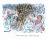 Cartoon: Gewitterstimmung (small) by mandzel tagged union,seehofer,merkel,cdu,csu,krach,gewitter