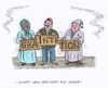 Cartoon: Integrationsbemühungen (small) by mandzel tagged integration,deutschland,asyl,flüchtlinge