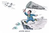 Cartoon: Jagdszene (small) by mandzel tagged fdp,rösler,abgrund,zweitstimmen,absturz