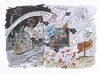 Cartoon: Jahreswechsel in Syrien (small) by mandzel tagged jahreswechsel,syrien,explosionen,detonationen,sprengkörper,brot,böller,silvester,elend